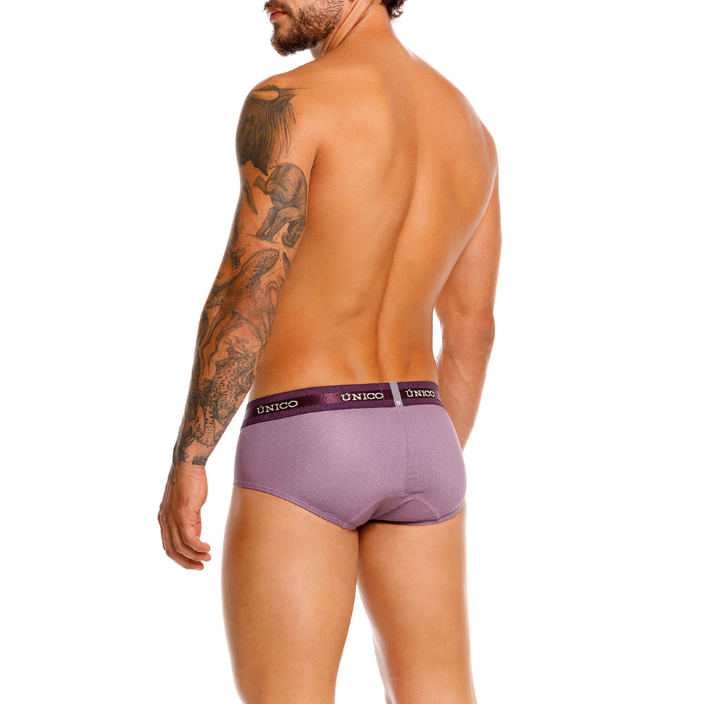 Plum Print Brief