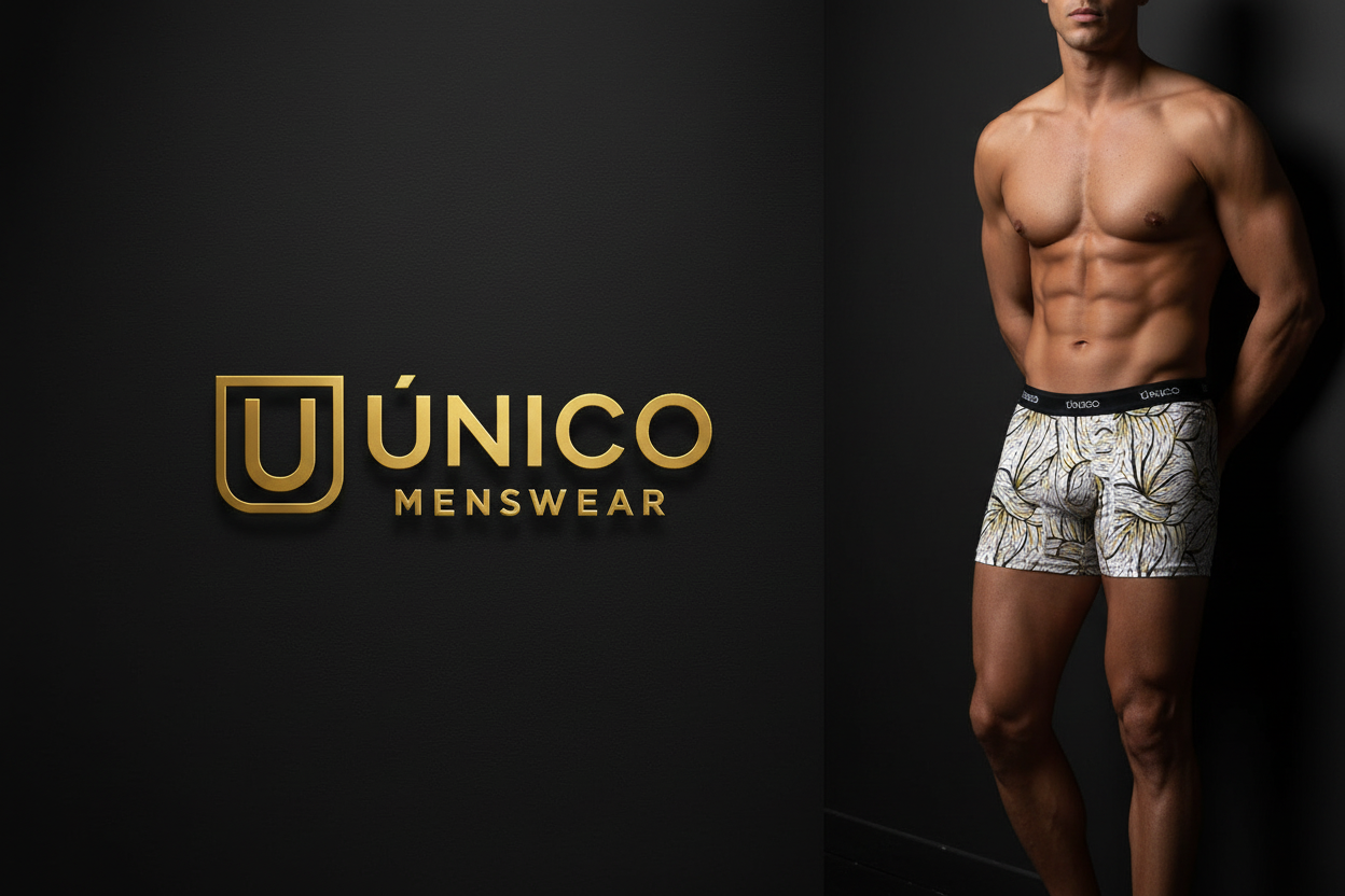 Banner Premium - ÚNICO MENSWEAR con Modelo